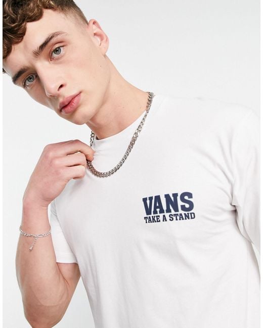 Vans Cotton Equality Back Print T-shirt in White for Men | Lyst Canada