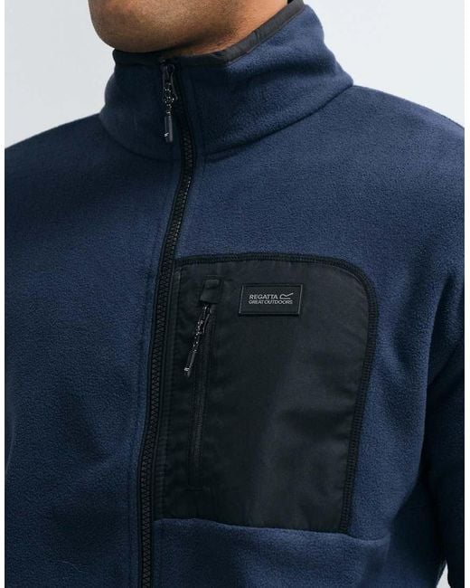 Regatta Blue Frankie Full Zip Fleece Fleece for men