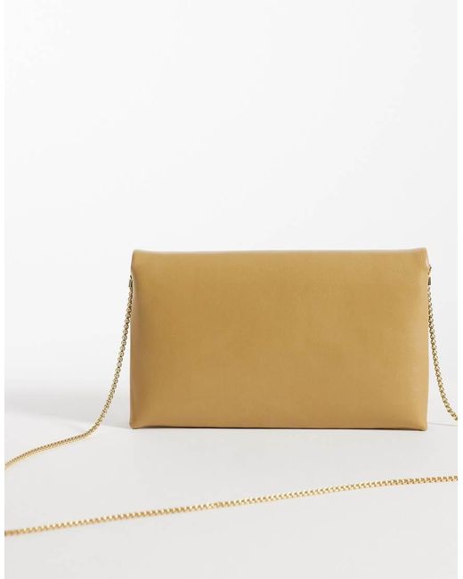 Borsa A Tracolla Color Cuoio di Mango in Natural