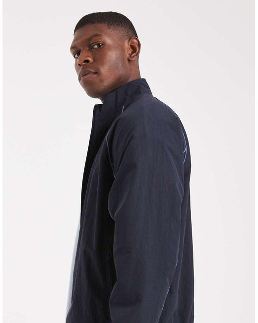 Farah Blue Wavertree Hybrid Track Jacket for men