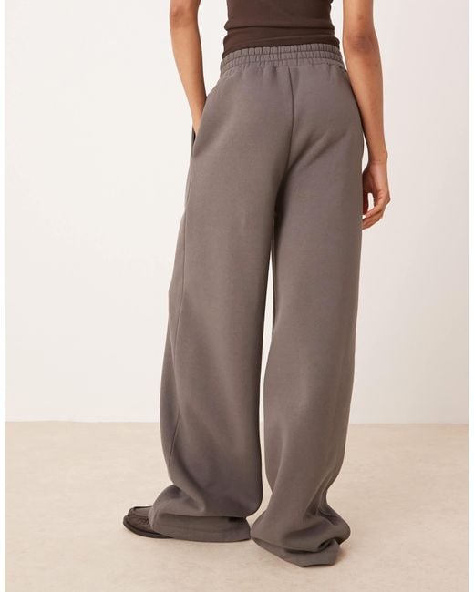 ASOS Natural Asos design tall – jogginghose mit geradem schnitt