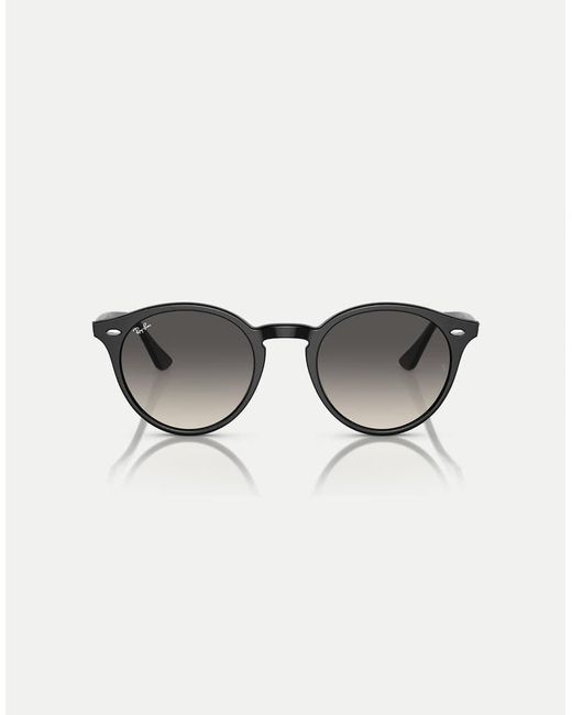 Gafas De Sol Negras Con Montura Redondeada Y Lentes Verdes Rb2180 De Ray-Ban de color Brown