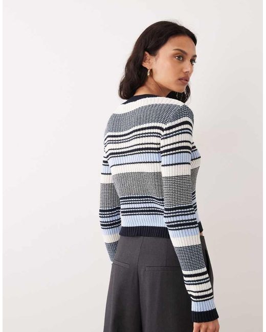 Mango Gray Knitted Cardigan