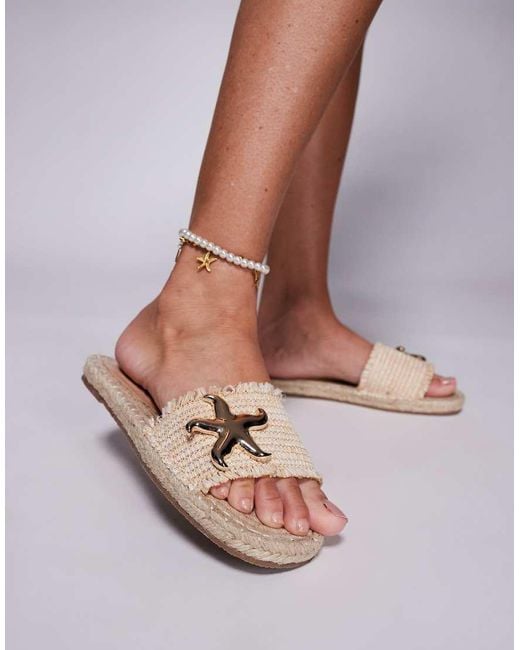 South Beach Multicolor Sandal With Starfish