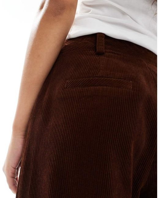 New Look Brown Co-ord Cord Wide Leg Trouser