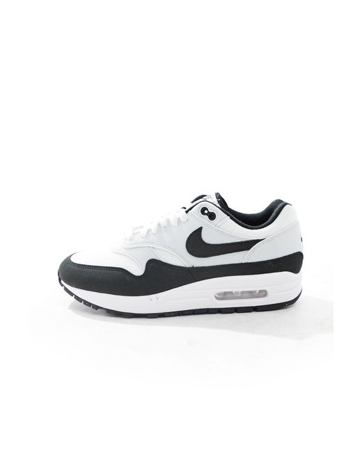 Zapatillas en y negro air max 1 Nike de hombre de color White