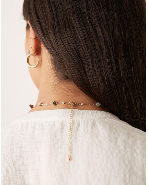 ASOS Brown – kurze halskette