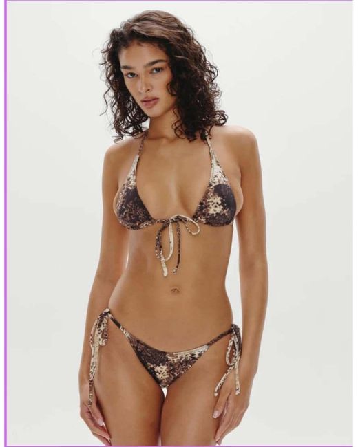 Frankie's Bikinis Brown Paradise Reversible Top