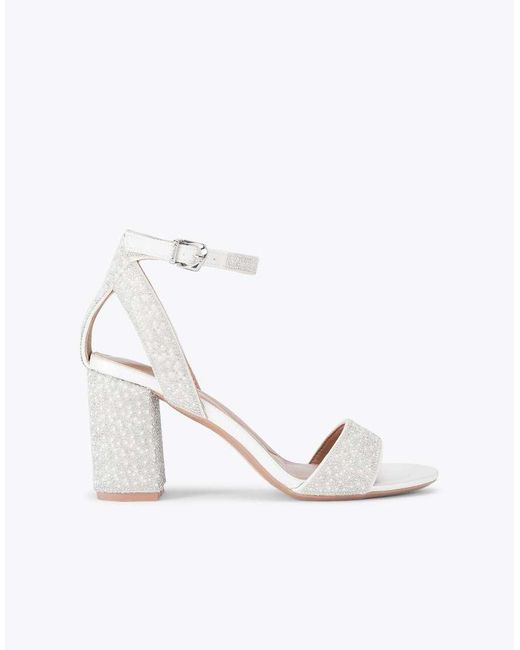 Carvela Kurt Geiger White Kianni Sandals