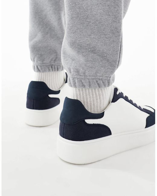 ASOS Metallic Lace-up Sneakers for men