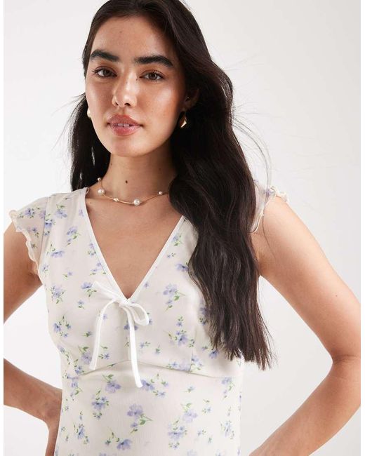 Vestito Da Giorno Corto di New Look in White