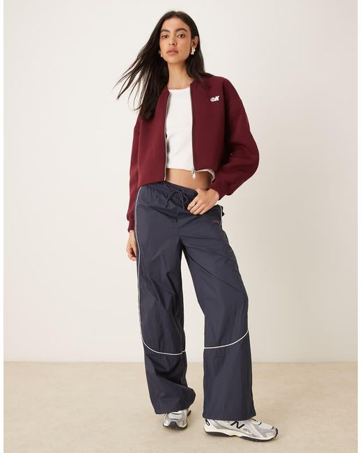 Calvin Klein Blue Tech Crinkle Trackpants