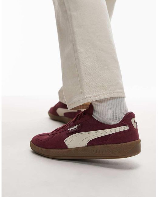 PUMA Red Palermo Trainers