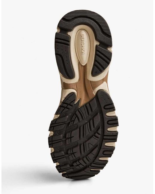 Bershka Brown Multi-piece Sneakers
