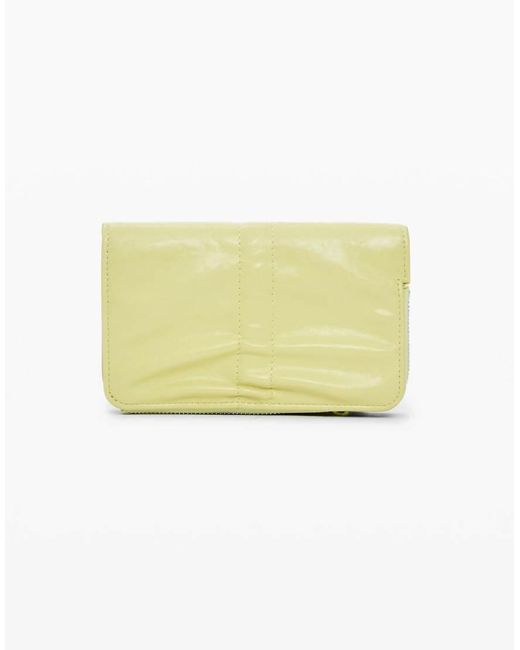 Desigual Yellow Small Wallet With Shiny Bow