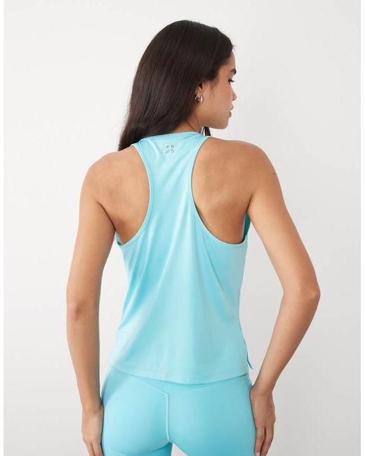 4505 Blue Icon Active Quick Dry Chuck On Performance Singlet