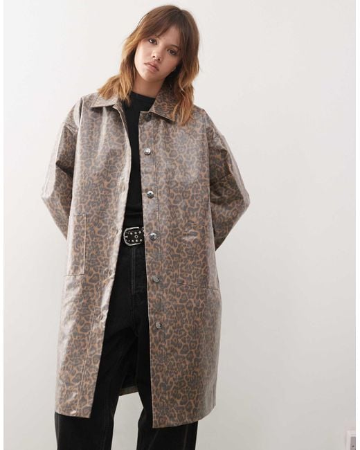 Noisy May Brown Oversized Lightweight Mac