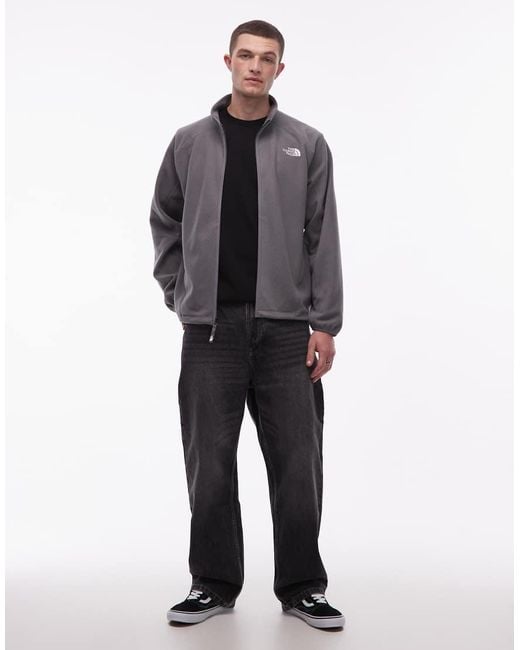 The North Face Gray Oxara Full Zip Fleece for men