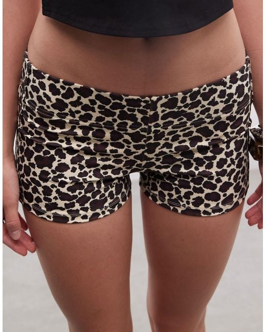 Collusion White Booty Short