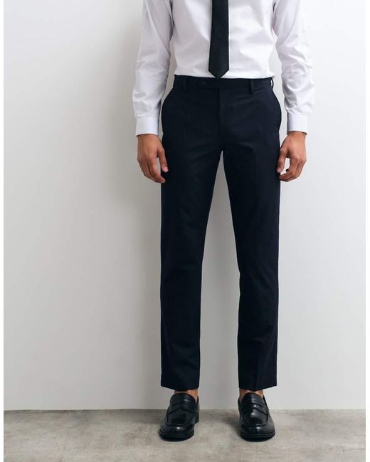ASOS Blue Slim Suit Pants for men
