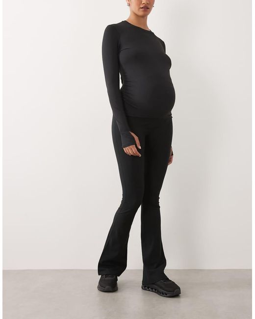 4505 Blue Maternity Icon High Waist Slim Kick Yoga leggings