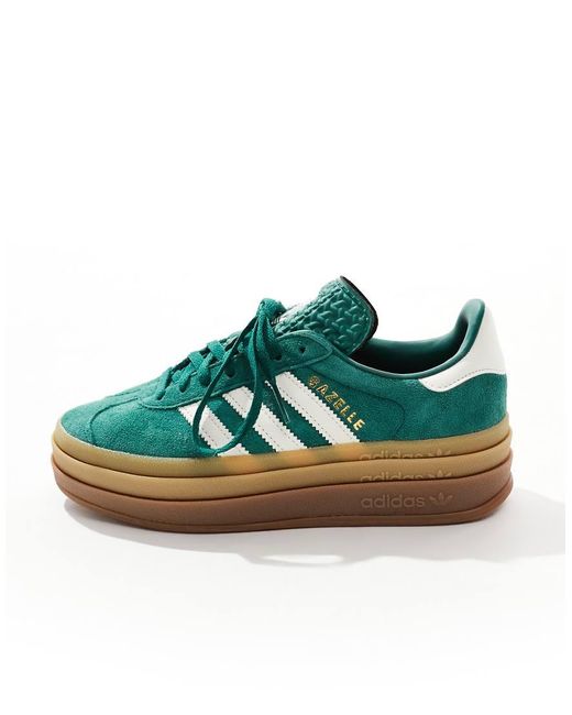 Adidas Originals Green Gazelle Bold Trainers