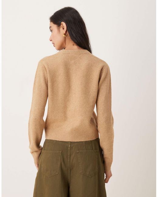 Mango Natural – kompakte strickjacke