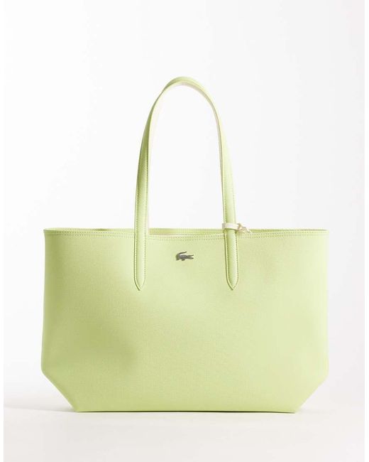 Lacoste Yellow Reversible Shopper Bag
