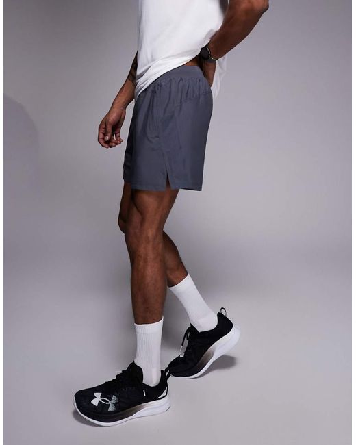 Under Armour Blue Launch 5-inch Shorts for men