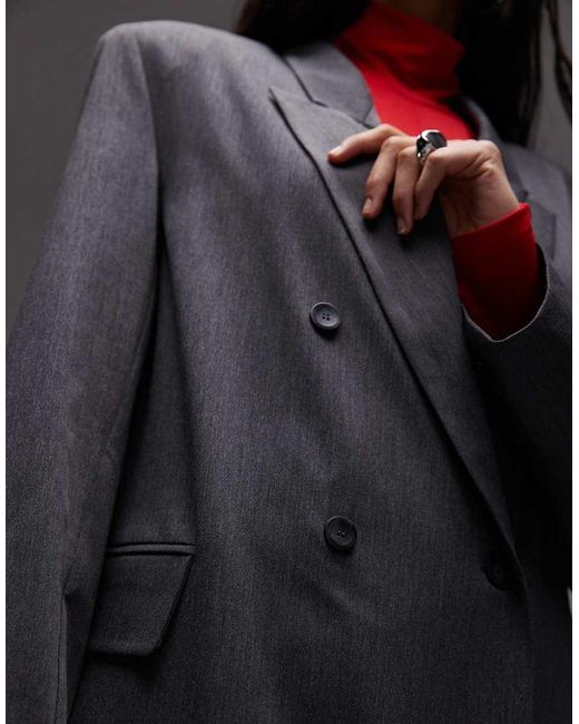 ASOS Black Longline Duster Blazer