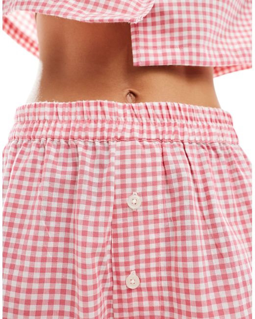 Luna Pink Pyjama Boxer Short
