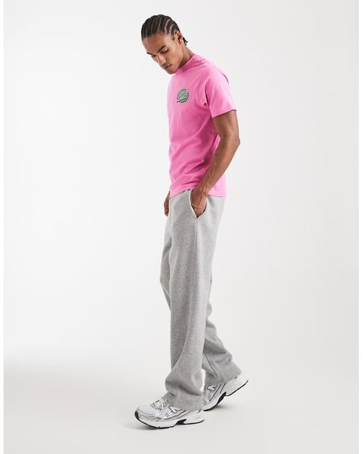ASOS Pink Essentials Straight Leg Trackies for men