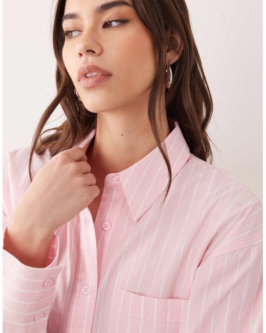 ASOS Pink Classic Cotton Shirt
