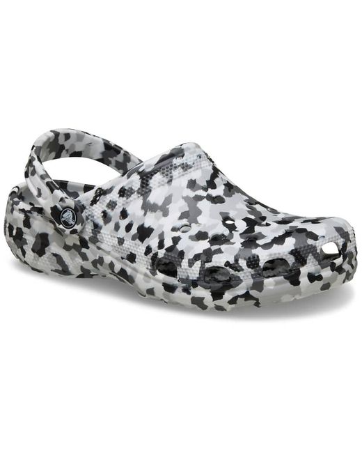 CROCSTM Black Classic Confetti Clog for men