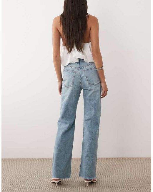 Abercrombie & Fitch Blue High Rise 90s Relaxed Jeans