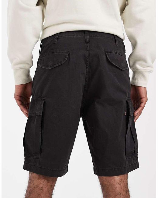 Levi's Pink Carrier Cargo Canvas Shorts for men