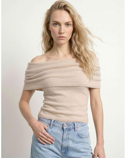 Top HYPEDROP de color Natural