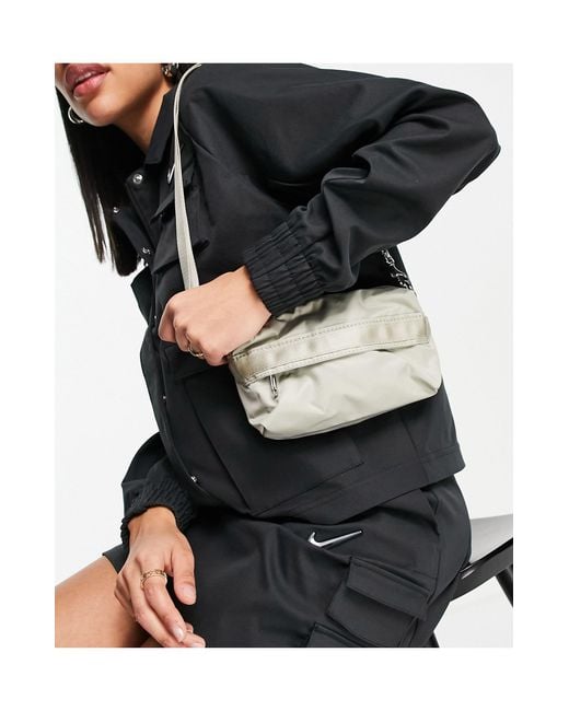 Nike White Futura Luxe Cross Body Multi Pocket Bag