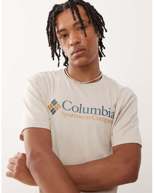 Columbia Natural Csc Basic Logo T-Shirt for men