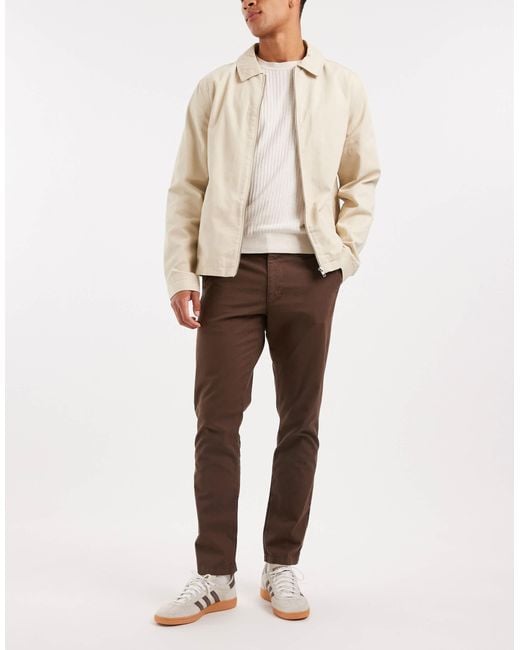ASOS Natural Slim Pants for men