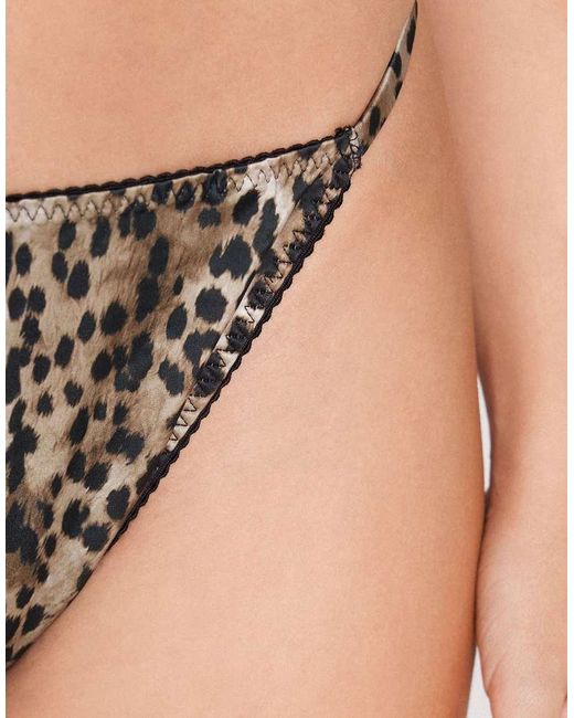 Tezenis Gray Sauvage Soul Tanga Panel G-String