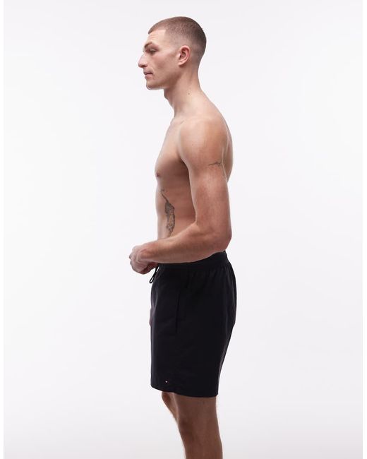 Tommy Hilfiger Blue Double Waistband Drawstring Swim Shorts for men
