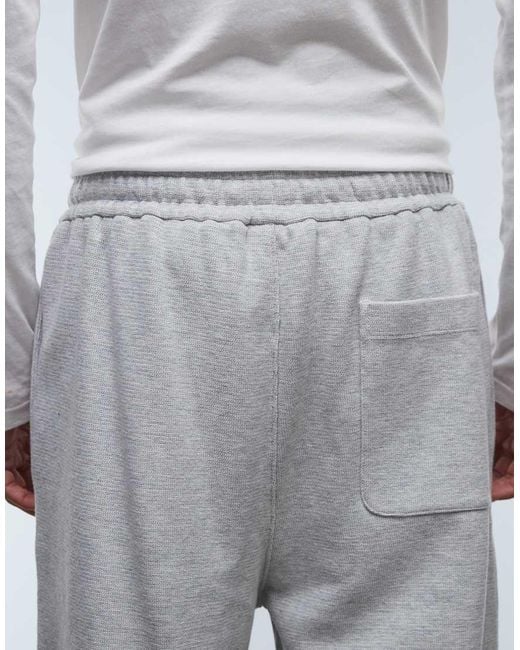 ARKET Gray Cotton Rich Co-Ord Structured Jogger for men