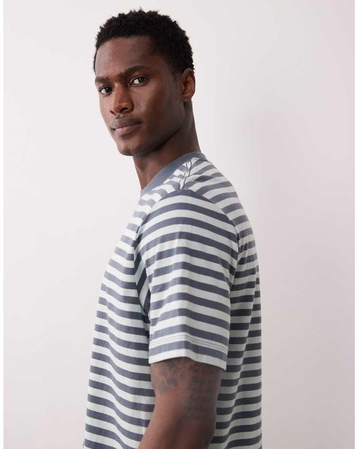Calvin Klein Gray Monologo T-shirt for men