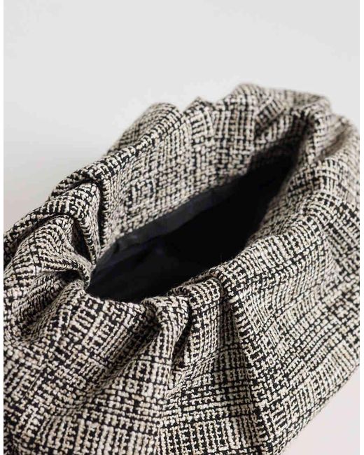 ASOS Gray Cloud Clutch