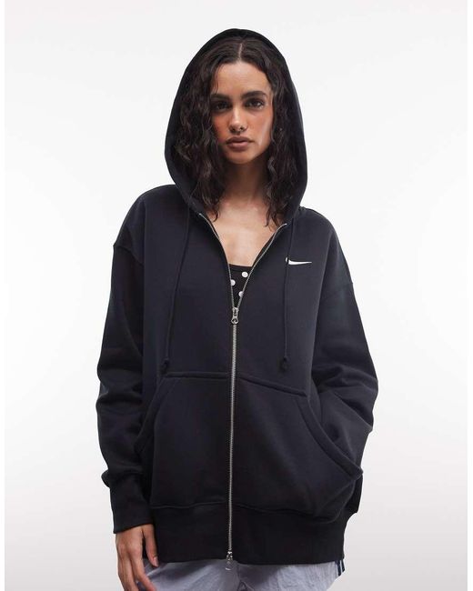 Nike Blue Phoenix Fleece Zip Hoodie