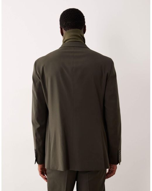 Mango – eleganter blazer in Brown für Herren