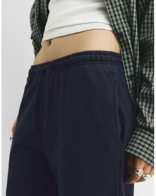 Pull&Bear Blue Flowy Tracksuit Bottoms