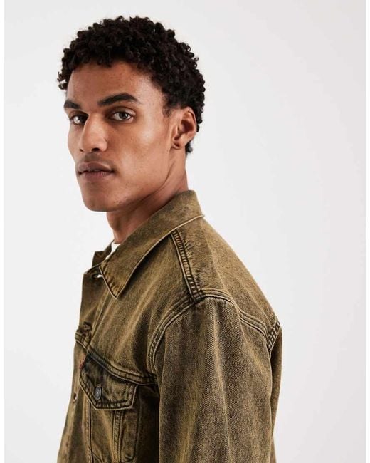 Levi's Green The Denim Trucker Jacket for men