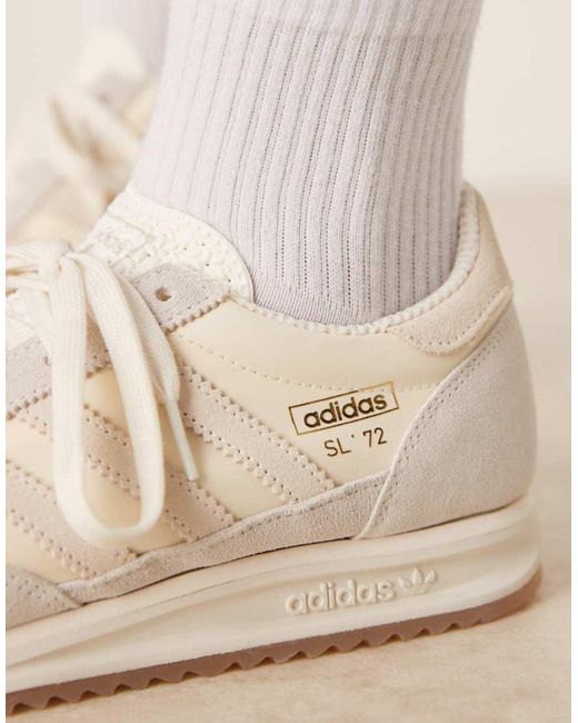 Zapatillas De Deporte Blancas Y Crema Sl 72 Rs De Adidas Originals de hombre de color White